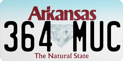 AR license plate 364MUC