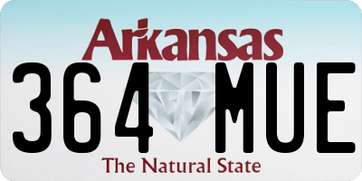 AR license plate 364MUE
