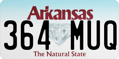 AR license plate 364MUQ