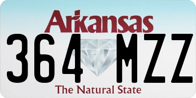 AR license plate 364MZZ