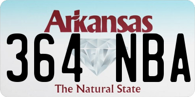 AR license plate 364NBA