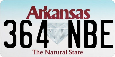 AR license plate 364NBE