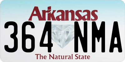 AR license plate 364NMA