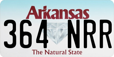 AR license plate 364NRR