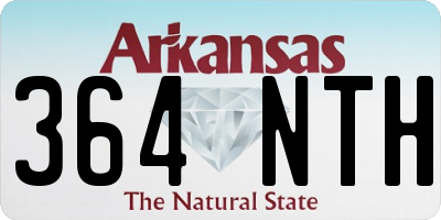 AR license plate 364NTH