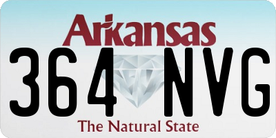 AR license plate 364NVG