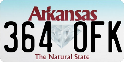 AR license plate 364OFK