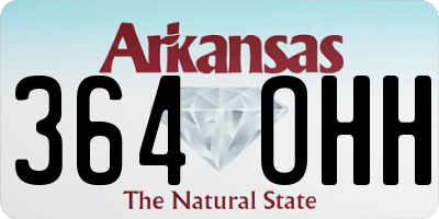 AR license plate 364OHH