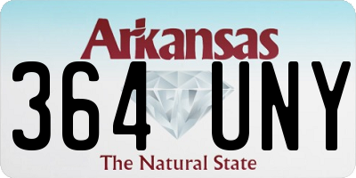 AR license plate 364UNY