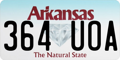 AR license plate 364UOA