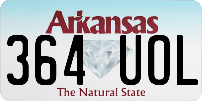 AR license plate 364UOL