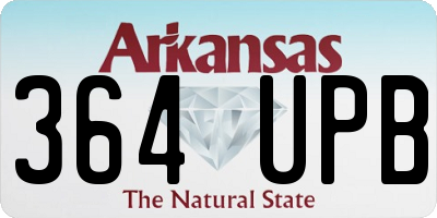 AR license plate 364UPB