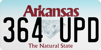 AR license plate 364UPD