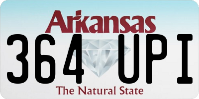 AR license plate 364UPI