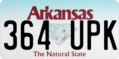 AR license plate 364UPK