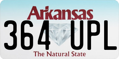 AR license plate 364UPL