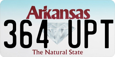 AR license plate 364UPT