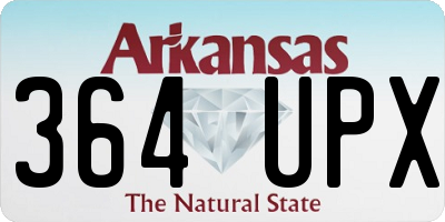 AR license plate 364UPX