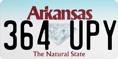 AR license plate 364UPY