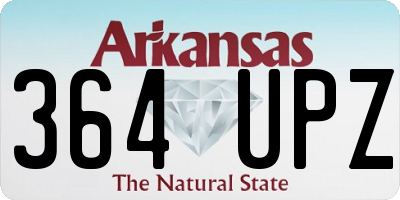 AR license plate 364UPZ