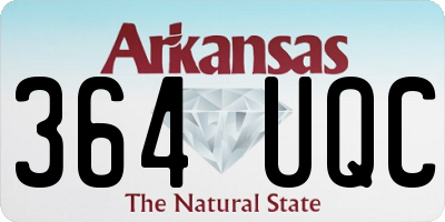 AR license plate 364UQC