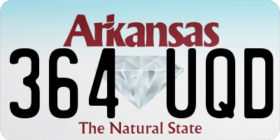 AR license plate 364UQD