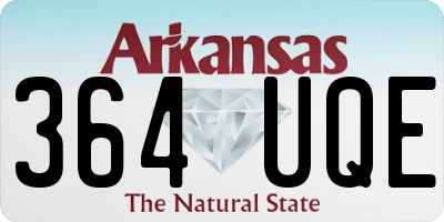 AR license plate 364UQE