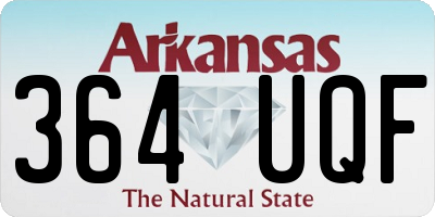 AR license plate 364UQF
