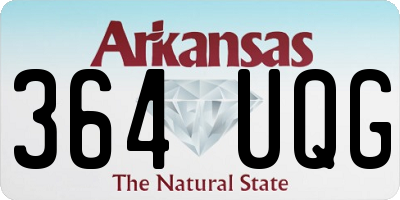 AR license plate 364UQG