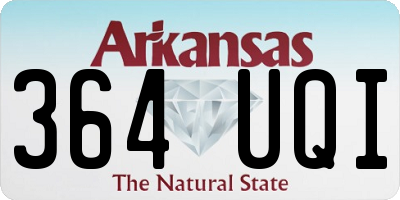 AR license plate 364UQI