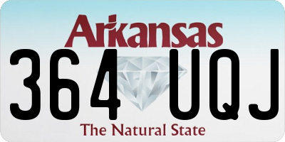 AR license plate 364UQJ