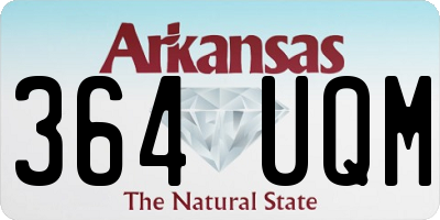 AR license plate 364UQM