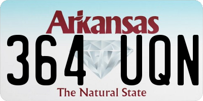 AR license plate 364UQN