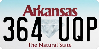AR license plate 364UQP