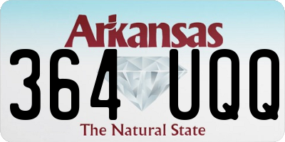 AR license plate 364UQQ