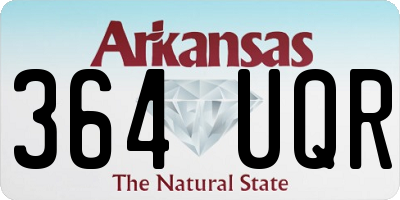 AR license plate 364UQR