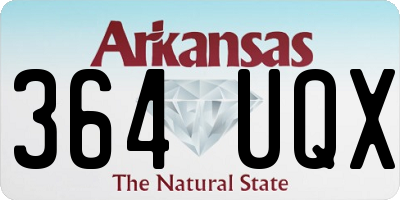 AR license plate 364UQX