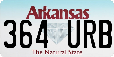 AR license plate 364URB