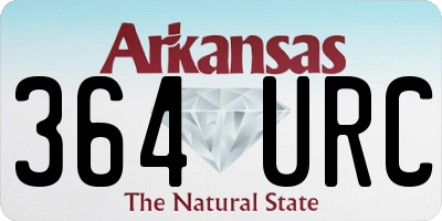 AR license plate 364URC