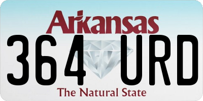 AR license plate 364URD