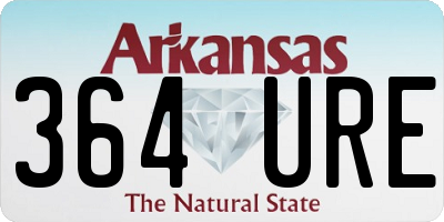 AR license plate 364URE