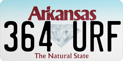 AR license plate 364URF