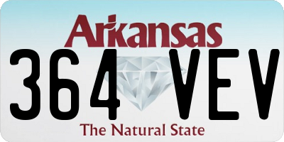 AR license plate 364VEV