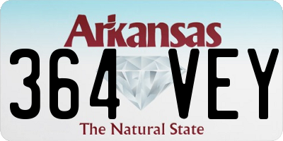 AR license plate 364VEY