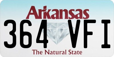 AR license plate 364VFI