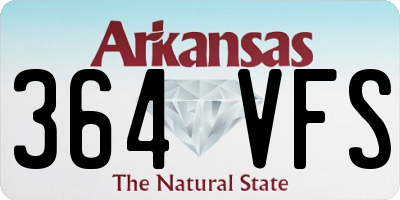AR license plate 364VFS