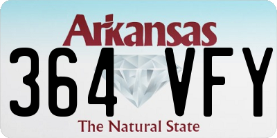 AR license plate 364VFY