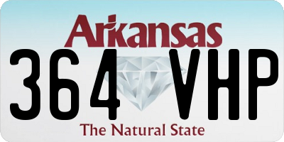 AR license plate 364VHP
