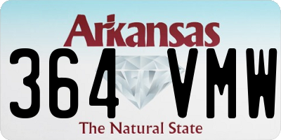 AR license plate 364VMW