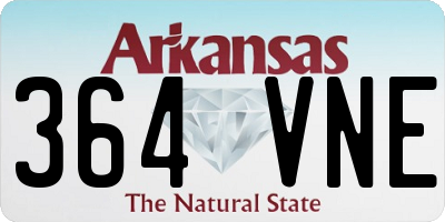 AR license plate 364VNE
